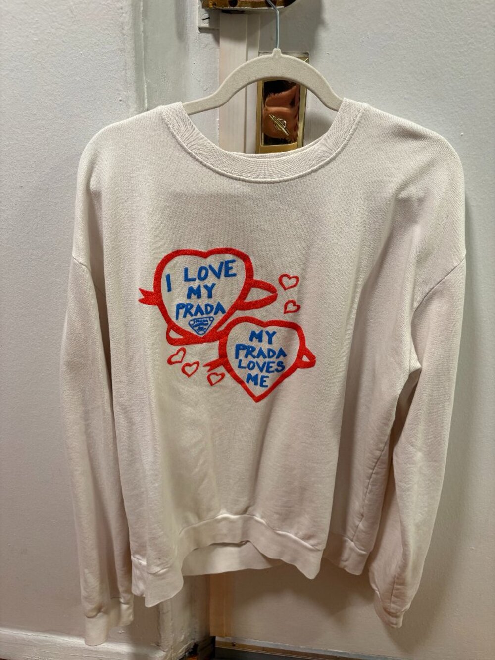 Mega Yacht I Love My Prada Crewneck Sweatshirt